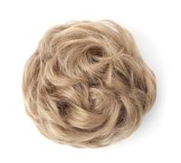 Extensiones de cabello con moño desordenado, coleteros ondulados y rizados, moño sintético, coletas, moños gruesos for mujeres(M)