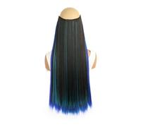 Extensiones de cabello de una pieza, 60 cm (24"), lisas, de 3/4 de cabeza completa, con 5 clips, for mujer, varios estilos. Extensiones de Cabello(2H20CH61C)