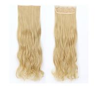 Extensiones de cabello en capas onduladas de 32 pulgadas de largo for mujeres, postizos sintéticos de cabeza completa suaves con clip Easy Installation and Removal(22-613)