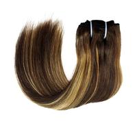 Extensiones de cabello Extensiones de cabello humano real, invisibles, lisas, sin costuras, con clip, 8 unidades, 18 clips, trama doble, 120 g(P4-27,18inches)