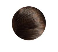 Extensiones de cabello humano 100 % humano, 25,4 a 66 cm, pelo humano brasileño, coleta, cuidado del cuerpo (marrón oscuro, 24 pulgadas)