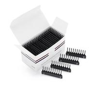 Extensiones de Cabello Humano 6D Clip Hebilla de extensión en forma de C Sin botón de rastro Herramienta de generación en forma de máquina 40pcs Pelucas automáticas portátiles