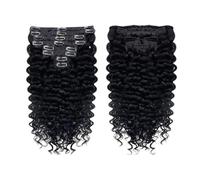 Extensiones de cabello humano brasileño de uso diario, ondulado profundo, 8 unidades/juego, 25,4 a 66 cm, 120 g/set (55,4 - 66,3 cm)