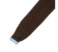 Extensiones de cabello humano con cinta de PU de 20 piezas, trama de piel invisible sin costuras, recta sedosa con extremos gruesos, cabello humano Remy, 12 "-24"(04,18inch 30g)