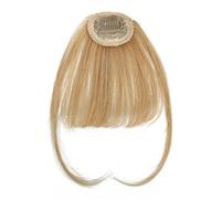 Extensiones de cabello humano con flequillo con clip, extensiones de pelo con flecos naturales, elegantes extensiones de cabello con flequillo limpio para niñas y mujeres