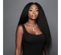 Extensiones De Cabello Humano Yaki Liso 22 Pulgadas Human Hair Bundles Cabello Humano Brasileño Para Uso Diario, 1 Paquete (Total 100 G) Las Texturas Yaki Ofrecen Un Aspecto Y Un Tacto Más Naturales.