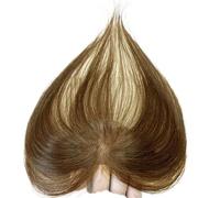 Extensiones de cabello para mujeres con cabello adelgazante, pelucas de cabello humano de 10 pulgadas agrega volumen al cabello(mocha)