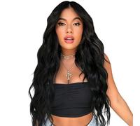 Extensiones de cabello rizado para mujer, peluca ondulada transpirable de 45 cm con pinzas invisibles - postizos de aspecto natural, para mujeres, madres, novias, estudiantes, vida cotidiana, trabajo
