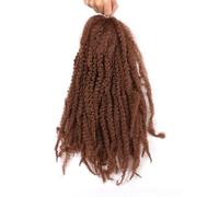 Extensiones de cabello sintético trenzado Marley Twist de 18 pulgadas, afro, rizado, de ganchillo, for rastas postizas, largo y elástico. Easy Installation and Removal(#30)