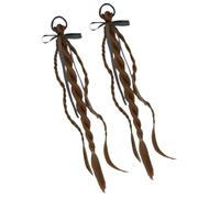 Extensiones de cabello trenzadas de fibra sintética para peinar rápidamente el cabello para mujer, uso diario, extensiones de cabello, trenzas, 2 unidades