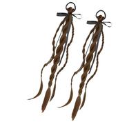 Extensiones de cabello trenzadas de fibra sintética para peinar rápidamente el cabello para mujer, uso diario, extensiones de cabello, trenzas, 2 unidades