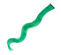 Extensiones de Clip Extensiones de cabello de color One Piece 20 "Body Wave Clip en accesorios for el cabello for niñas, mujeres, niños, multicolor Party Clip en sintético Rainbow Hairpiece Clip in Ex