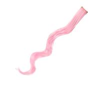 Extensiones de Clip Extensiones de cabello de color One Piece 20 "Body Wave Clip en accesorios for el cabello for niñas, mujeres, niños, multicolor Party Clip en sintético Rainbow Hairpiece Clip in Ex