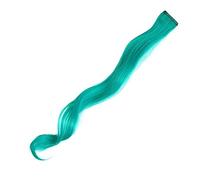 Extensiones de Clip Extensiones de cabello de color One Piece 20 "Body Wave Clip en accesorios for el cabello for niñas, mujeres, niños, multicolor Party Clip en sintético Rainbow Hairpiece Clip in Ex