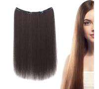 Extensiones De Clip Para El Cabello - Peluca De Cabello Sintético Largo Con Textura Natural, Accesorios Para El Cabello Ligero Y Cómodo | La Peluca Larga De 20 Pulgadas De Fácil Usar Es Perfecta