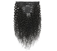 Extensiones De Clip Rizadas Y Rizadas, Cabello Humano Brasileño Remy, Invisibles Y Respetuosas Con El Cuero Cabelludo, 8 Unidades Easy Installation and Removal(22inches)