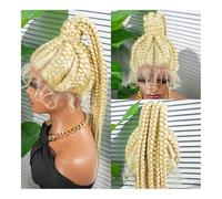 Extensiones de cola de caballo Estilo transformador: la mejor peluca con trenzas de encaje: mejora tu apariencia sin esfuerzo Extensiones de cabello