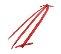 Extensiones de cola de caballo trenzadas de poliéster, bonito protector protector para caballos (rojo)