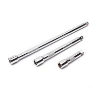 Extensiones de enchufe de cromo pulido hechas con aleación de cromo vanadio para trinquetes de 1/4 3/8 1/2 pulgadas, juego de 3 (B)