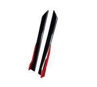 Extensiones De Faldones Laterales para Peugeot, Color Rojo Y Negro, 41 Pulgadas, Accesorios Universales (4 Unidades)
