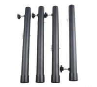 Extensiones de patas de mesa ajustables Elevadores de acero plegables para patas rectas y dobladas Elevadores de altura de 20 cm Extensores de pie de mesa duraderos para una mayor estabilida