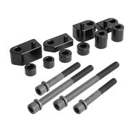 Extensiones de pedal para motocicleta, 1/1.5 pulgadas, espaciador exterior, kit de extensión de tablero de suelo, extensor espaciador de reposapiés, extensión de pedal mejorada a prueba de óxido para