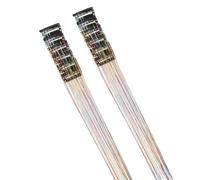 Extensiones de Pelo con Purpurina - 12 Piezas de Clips Luminosos para Pelucas,51 cm Resistente al Calor Cintas Brillantes para el Pelo de Niñas | para Chicas Adolescentes, Disfraces, Navidad, Trenzas,