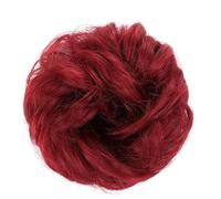 Extensiones de pelo de moño desordenado para mujer, postizo de moño sintético ondulado rizado con banda de goma, moño de pelo de donut para mujeres y niñas (color: 101)