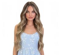 Extensiones de pelo para mujer, 45,7 cm, ondulado, natural, realista, para mujeres, madres, novias, estudiantes, eventos, bodas, oficina, fiestas