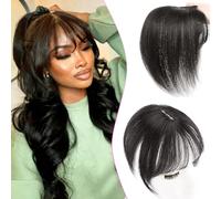 Extensiones de pelo para mujer de cabello humano real, adorno para coronas delgadas, revalorización invisible, anudada a mano, base de encaje suizo, postizos sin flequillo, línea de línea realista