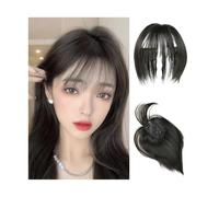 Extensiones de pelo sintético 3D Air Pony de aspecto natural de 8 pulgadas para enganchar - postizo invisible para un estilo y volumen sin esfuerzo (marrón oscuro)