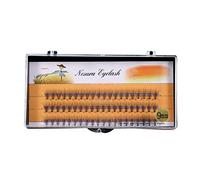Extensiones de Pestañas de Volumen 3D, 60 Piezas por Bandeja, Haofy Postizas Pestañas para Maquillaje de Ojos, Prefabricadas Pestañas de Racimo para Niñas Mujeres Damas, 6 mm a 14 mm Opcional