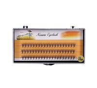 Extensiones de Pestañas de Volumen 3D, 60 Piezas por Bandeja, Haofy Postizas Pestañas para Maquillaje de Ojos, Prefabricadas Pestañas de Racimo para Niñas Mujeres Damas, 6mm a 14mm Opcional (10 mm)