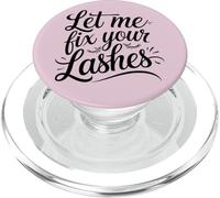 Extensiones de Pestañas Diseño Let Me Fix Your Lashes PopSockets PopGrip para MagSafe