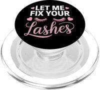 Extensiones de Pestañas Diseño Let Me Fix Your Lashes PopSockets PopGrip para MagSafe