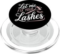 Extensiones de Pestañas Diseño Let Me Fix Your Lashes PopSockets PopGrip para MagSafe