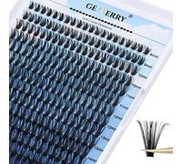 Extensiones de Pestañas Individuales 280PCS Cluster 50D 0.07C Curl 8-16mm mix Pestañas Volumen Ruso para Pestañas en Casa Prefabricados Pestañas Extensión GEMERRY Pestañas(50D-0.07C-8-16mix)
