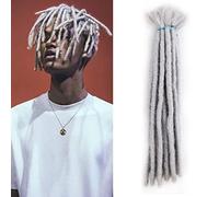 Extensiones De Rastas Para El Cabello Para Hombres, 8 Pulgadas, Paquete De 10 Locs Hechos A Mano, Color Mezclado, Negro, Corto, Hip-Hop Locs, Cabello Trenzado Para Mujeres