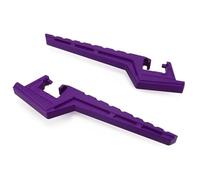 Extensiones de reposapiés para pasajero compatibles con Surron Light Bee X/SX/L1E, extendidos para motocicleta, todoterreno y(Purple)