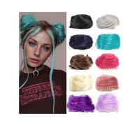 Extensiones Extensiones de moño desordenado con pinza for mujer, extensiones de cabello sintético postizo con clip para mujeres(2M30#)