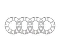Extensiones Orugas 4x Placa De Cuña Espaciadora De Rueda De Coche De Aluminio 5mm Para Llantas De Ruedas Universales 4x100 4x114,3 5x100 5x108 5x120 4 Lug Y 5 Lug