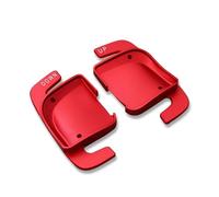 extensiones palanca cambios Compatible Con Benz Para Gls 2024 2025 Para Cls 2023 Para Gle Coupe 2024 2025 Paleta Volante Coche Palanca Cambios Aleación Aluminio(Red)