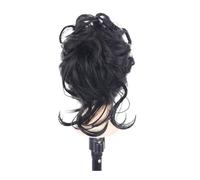 Extensiones y piezas de cabello de aspecto natural Paquete de anillo for peluca, bobina for cabello con cabeza esférica, artefacto for cabello, peluca trenzada con barba larga, esponjosa y desordenada