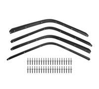 Extensiones Y Tiras Embellecedoras Para Guardabarros Delanteros Traseros De Para Jeep Para Wrangler Para Gladiator JT 2018-2023(High Fender Version)