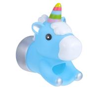 Extensor 1 de Pvc Niños de Unicornio para Grifo Azul | Lavado de Manos Infantil, Portátil y Compatible Grifos Convencionales de Baño