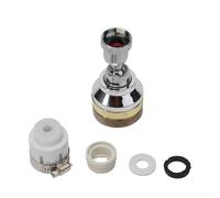 Extensor aireador de grifo de cocina de latón con 3 modos ajustables, diseño antisalpicaduras para grifos redondos de 20 mm y 24 mm (5,7 cm + adaptador)