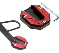 Extensor Caballete Lateral Moto para Sym Cruisym 150 180 Joyride 125 200 Jet 14 JetX 125 150, Almohadilla Pata de Cabra Motocicleta, Placa de Apoyo Antideslizante en Aluminio,Red