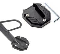 Extensor Caballete Lateral Moto para Sym Cruisym 150 180 Joyride 125 200 Jet 14 JetX, Almohadilla Pata de Cabra Motocicleta, Placa de Apoyo Antideslizante en Aluminio,Black