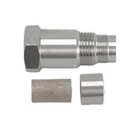 Extensor de acero inoxidable para conexión de tuberías | Conducta de extensión para sensor de oxígeno, conector multifunción antideslizante para automóvil, adultos y profesionales