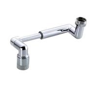 Extensor de aerosol de grifo - aireador rotativo, brazo robótico | Adjunto de grifo ajustable de 1440 grados, extensión de pulverizador giratorio a prueba de fugas para fregadero de baño, cuenca de co